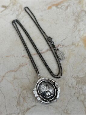 Pyrrha “Winged Heart” 925 Sterling Silver Talisman Necklace Rare Archived